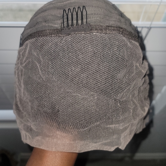 Afro curly human hair wig - Picture 6 of 9